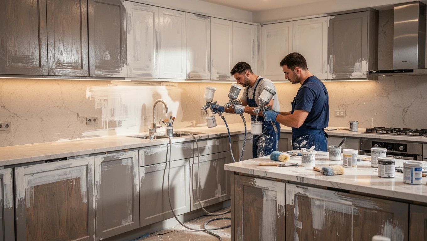Cabinet & Kitchen Painting